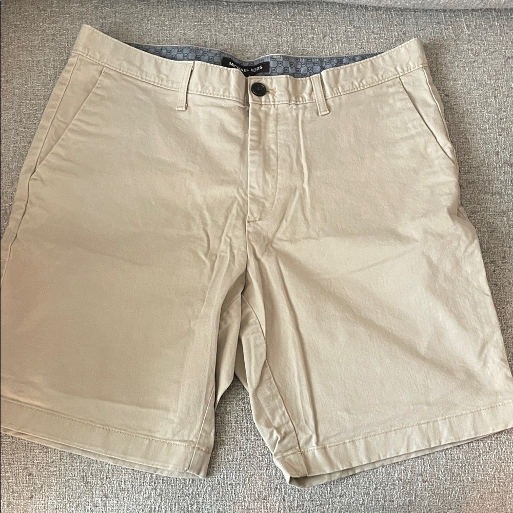 Men's Khaki Casual Chino Shorts